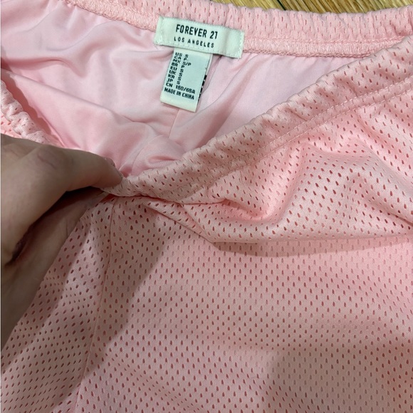 Pink Women's Athletic Shorts - Picture 4 of 4